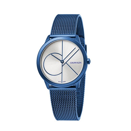 Montre calvin best sale klein bleu